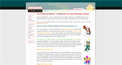 Desktop Screenshot of circusworkshop.net